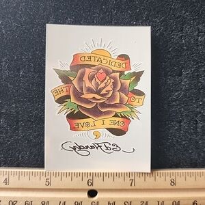 Ed Hardy Temporary Rose Tattoo